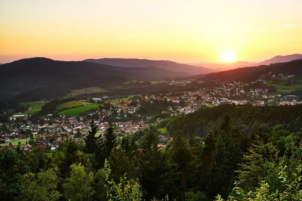 Ortsansicht-Abend