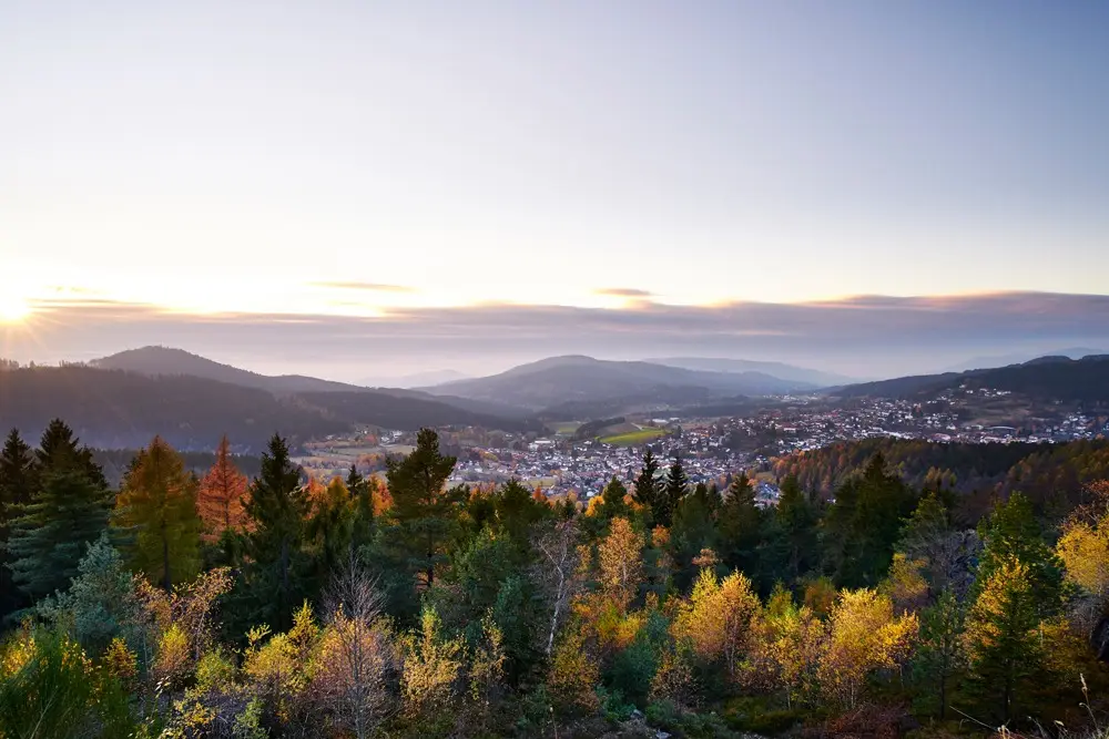 Ortsansicht-Herbst